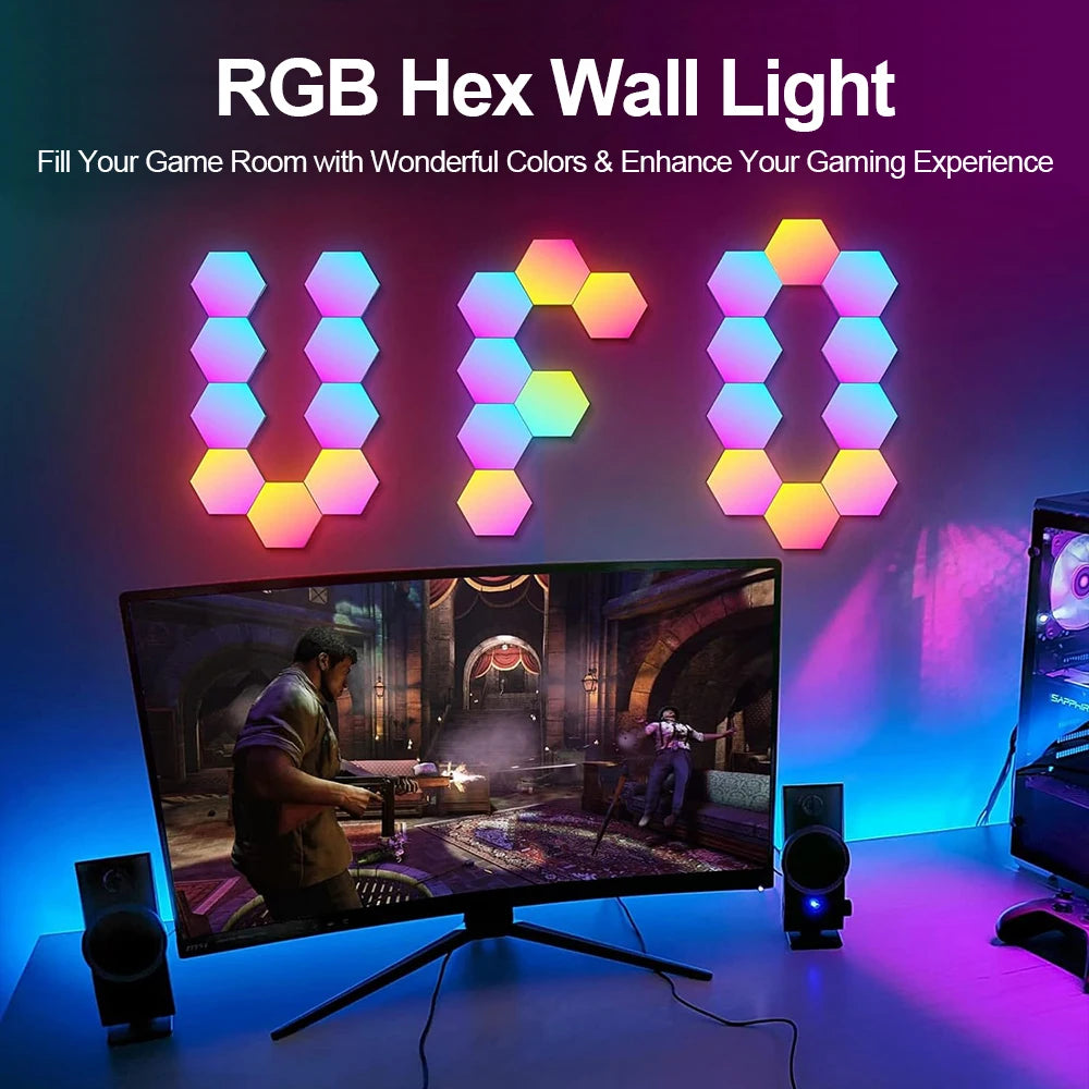 Interactive Smart Hexagon Light System
