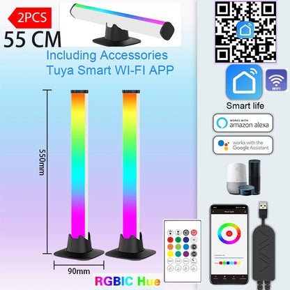 RGBIC Music Light Bar | Rhythmus-Lichtleiste, App-Steuerung, USB Gaming Atmosphäre