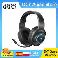 QCY Heroad V200 Over-Ear Headphones Bluetooth 6.0 Wireless Earphones 50mm Driver 7.1 Surround Sound RGB Gaming Headset with Mic