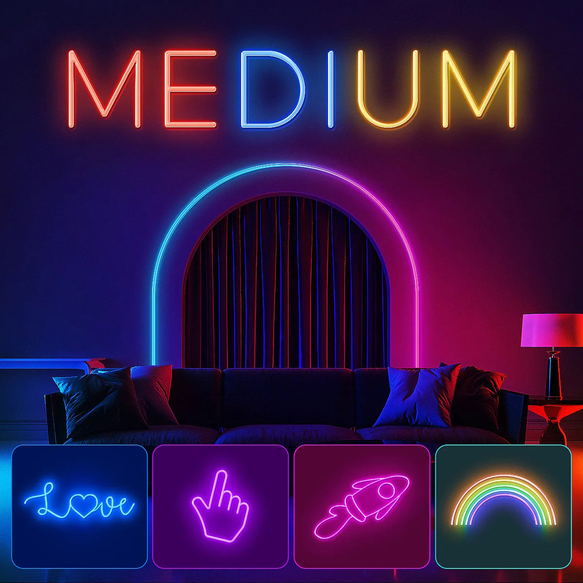 Flexibles Smart Neon Lichtsystem