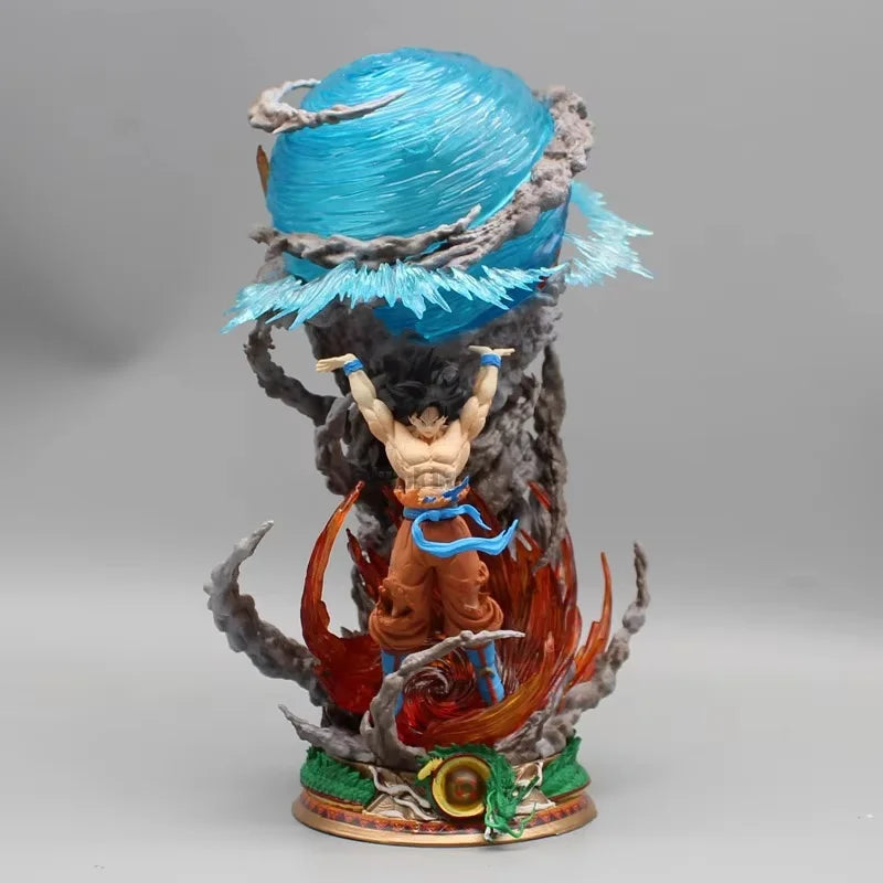 Dragon Ball Z 25cm Goku Action Figure Super Saiyan Effect PVC Statue Anime Collection Model Toy For Anime Fans Gift