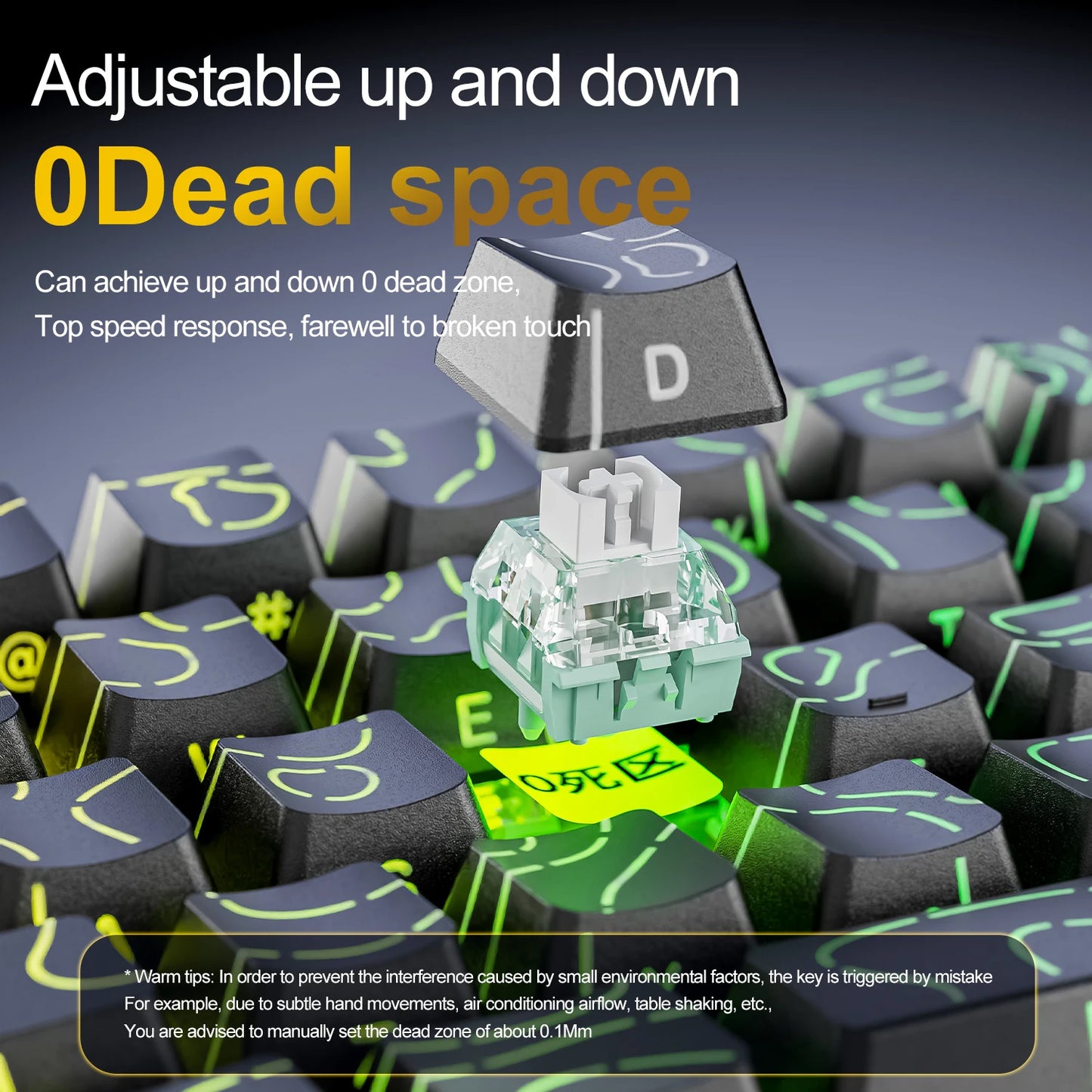 ATTACK SHARK X68HE Magnetisches Gaming Keyboard | 8000Hz, SOCD, Rapid Trigger