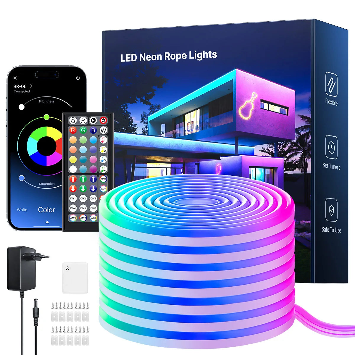 Flexibles Smart Neon Lichtsystem