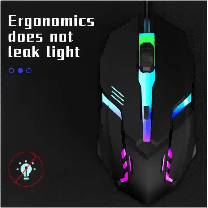 M01 Präzisions-Gaming-Maus mit LED-Backlight