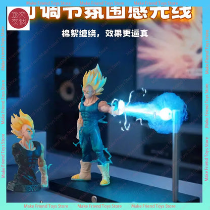 Dragon Ball Z Goku Magnetic Led Lamp Kamehameha Wave Light Anime Night Light Mood Light Desk Decor For Japanese Anime Fans Gifts
