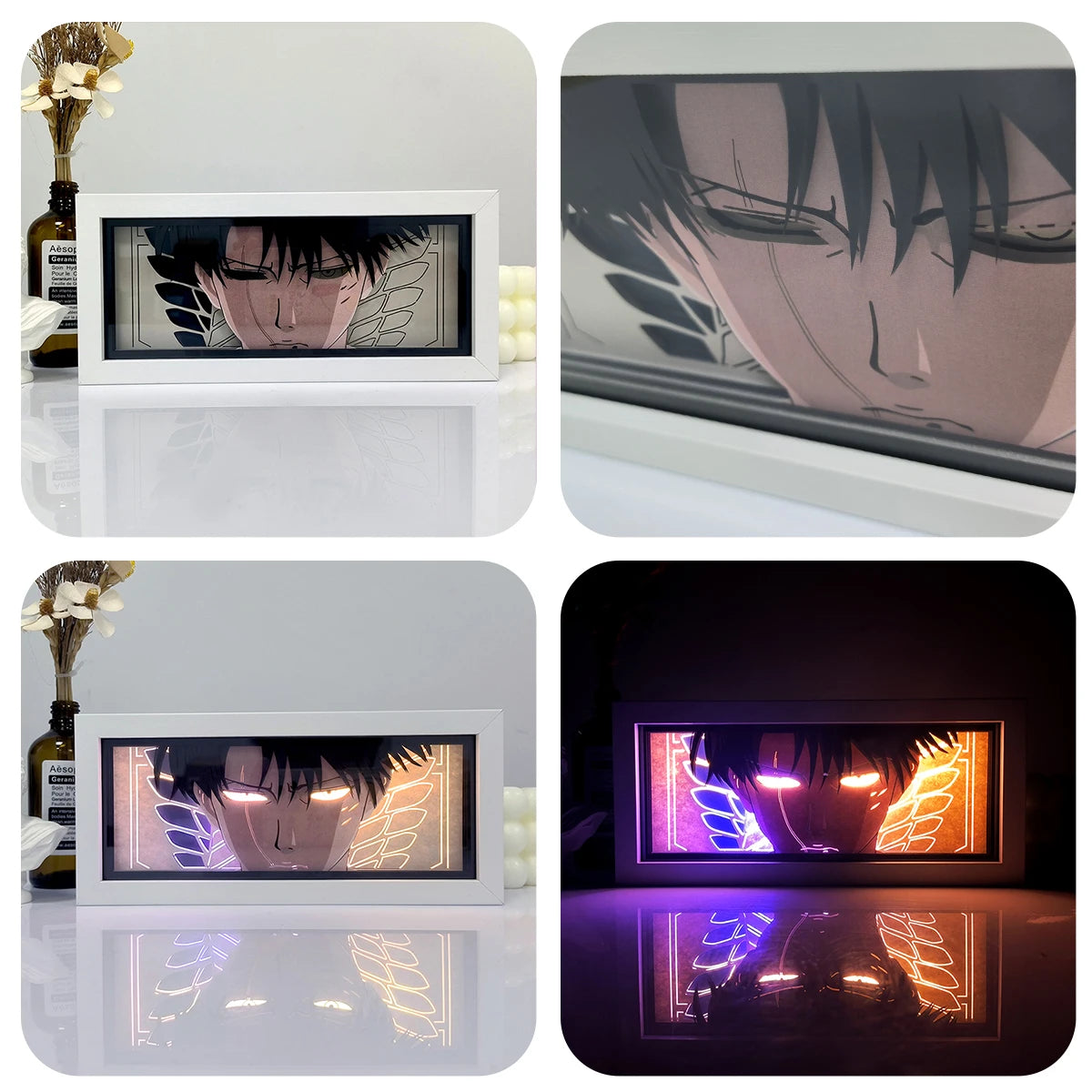 Handgefertigte 3D Anime Lichtbox