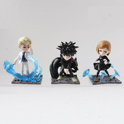 Cinematische Jujutsu Kaisen Kampf-Statuen