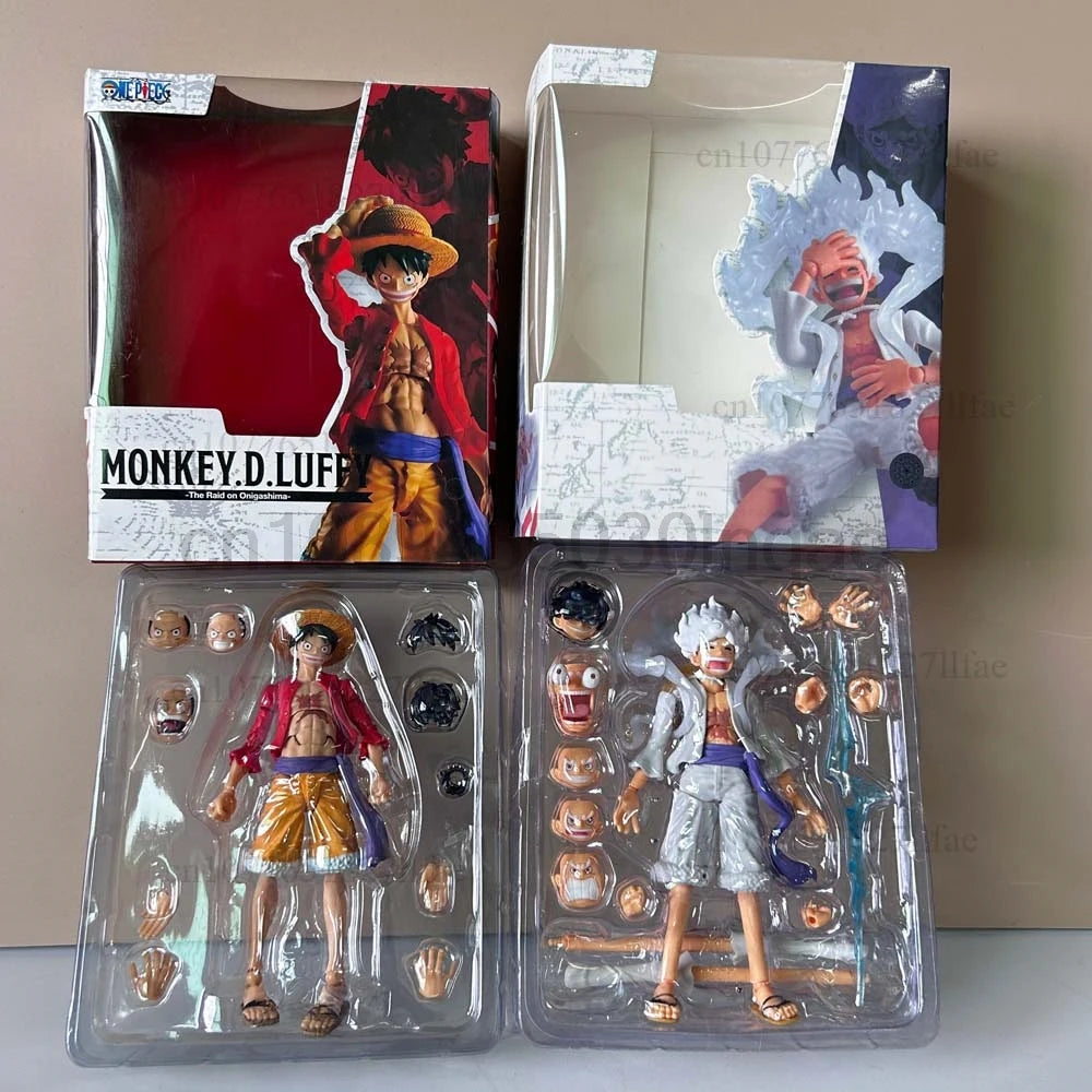 One Piece S.H.Figuarts Monkey D. Luffy Gear 5 NIKA Action Figure ONE PIECE Luffy Figure Movable Joint Collection Model Toys Christmas Gift