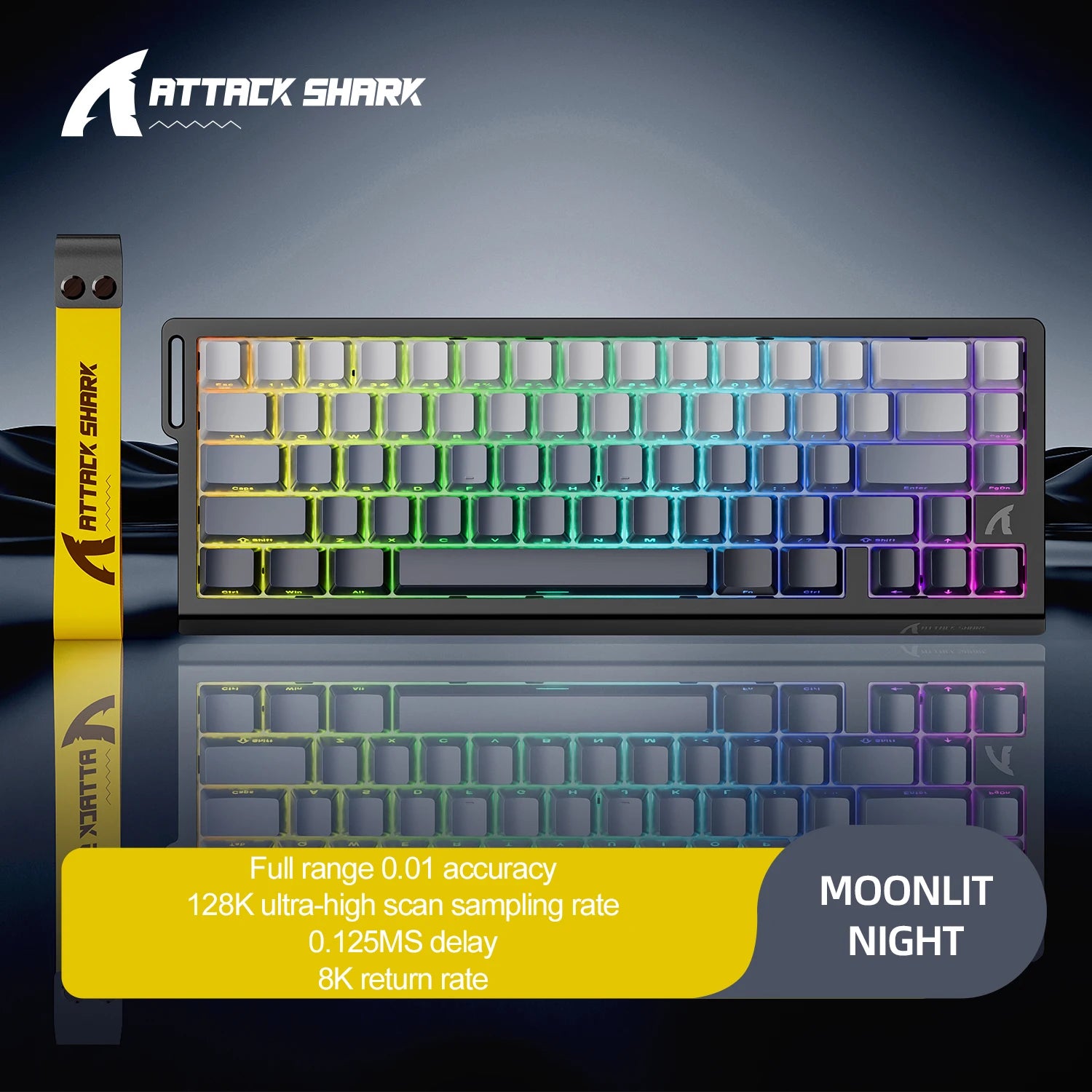ATTACK SHARK X68HE Magnetisches Gaming Keyboard | 8000Hz, SOCD, Rapid Trigger