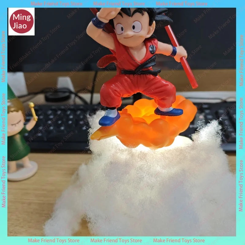 Dragon Ball Z Goku Magnetic Led Lamp Kamehameha Wave Light Anime Night Light Mood Light Desk Decor For Japanese Anime Fans Gifts