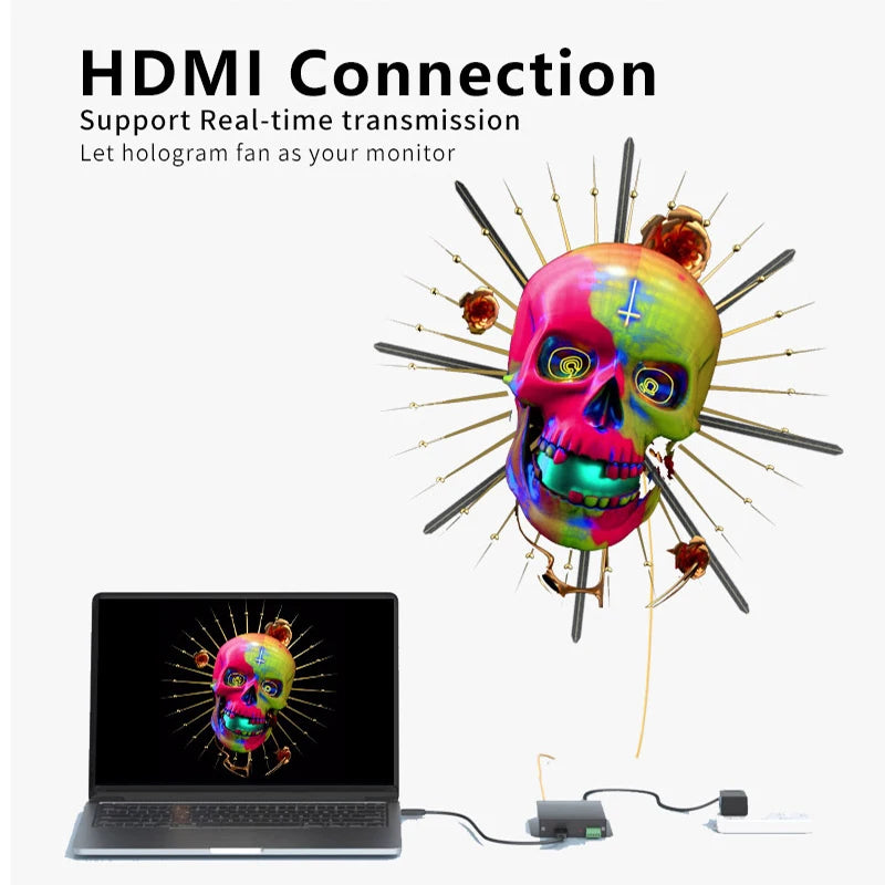 150cm Profi HDMI Hologramm System