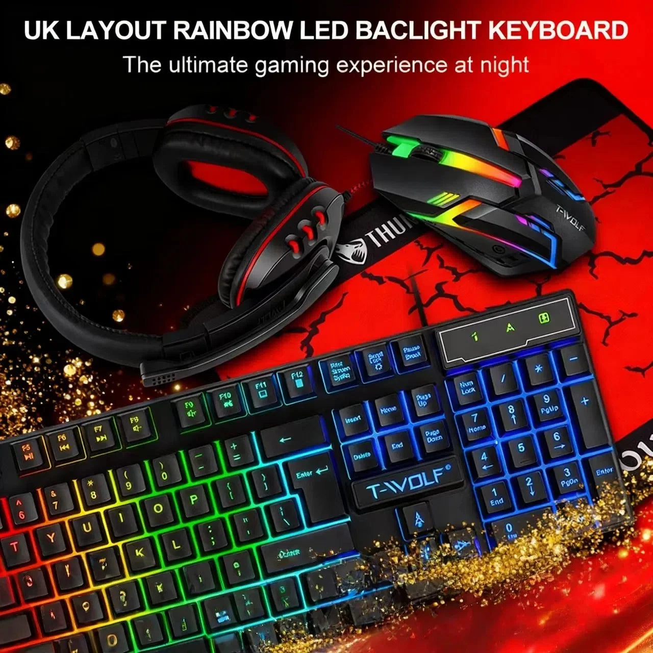 Professional E-Sports Gaming Complete Set