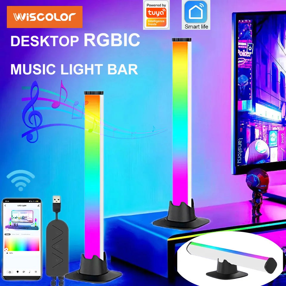 RGBIC Music Light Bar | Rhythmus-Lichtleiste, App-Steuerung, USB Gaming Atmosphäre