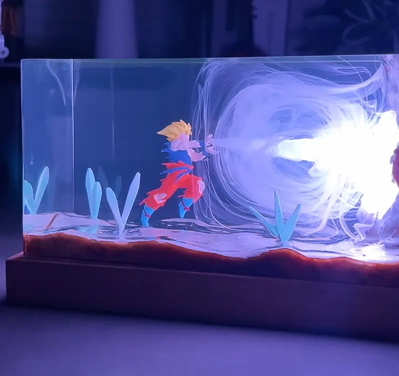 Gogeta Magnetische Power-Up Lichtskulptur