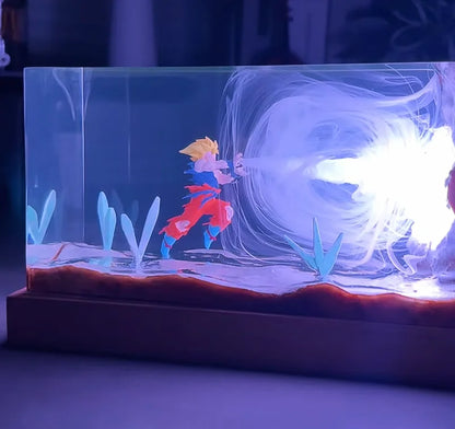 Gogeta Magnetische Power-Up Lichtskulptur