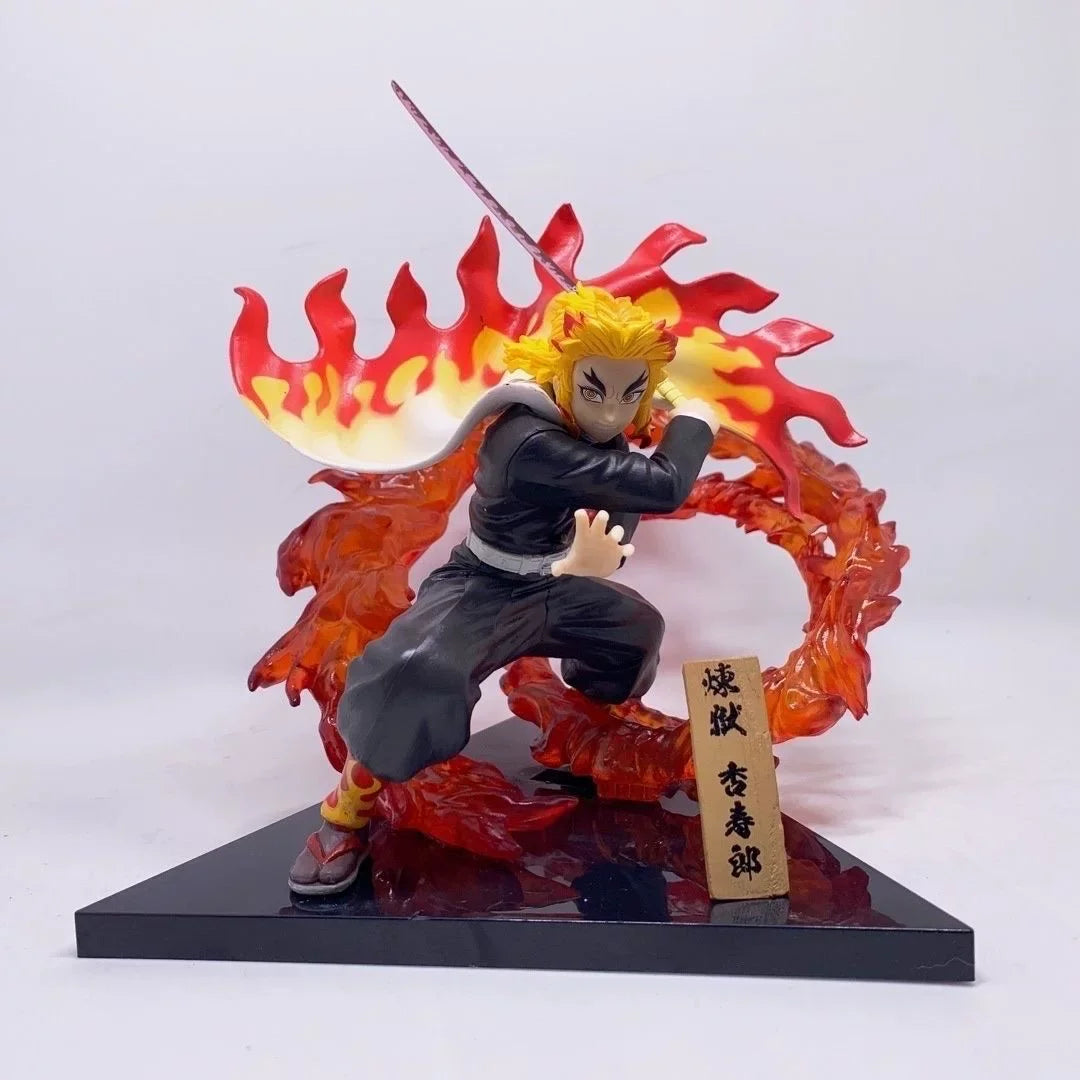 Demon Slayer – Mugen Train Diorama | Rengoku & Tanjiro Kampfszene Statue