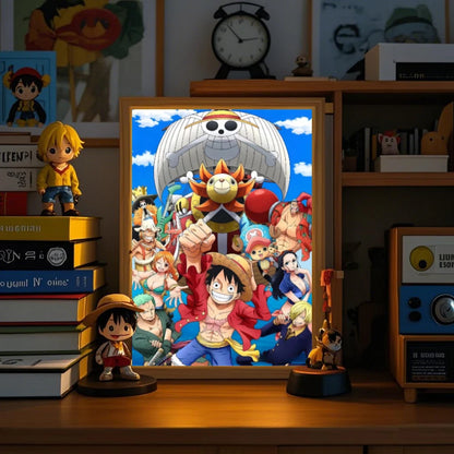 One Piece Premium 3D Lichtkunst Rahmen