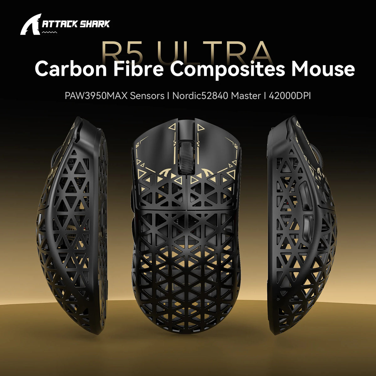 R5 Ultra Carbon Gaming Maus