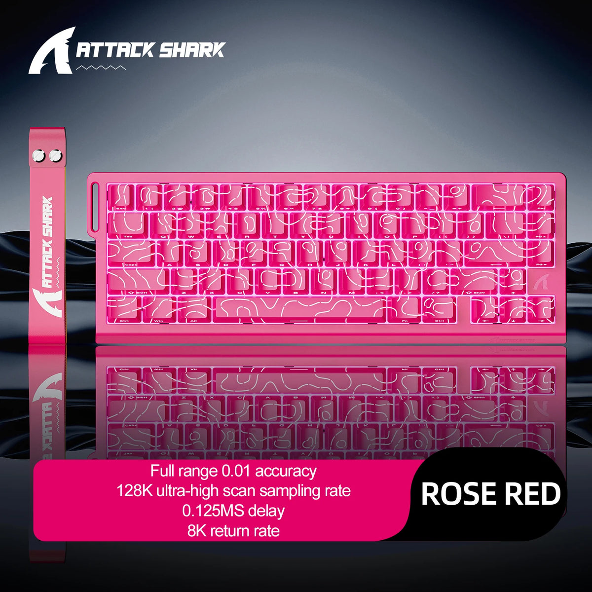 ATTACK SHARK X68HE Magnetisches Gaming Keyboard | 8000Hz, SOCD, Rapid Trigger
