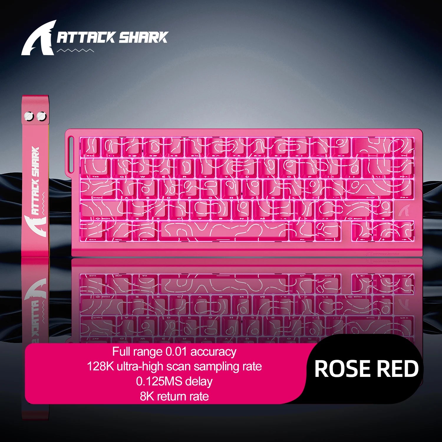 ATTACK SHARK X68HE Magnetisches Gaming Keyboard | 8000Hz, SOCD, Rapid Trigger