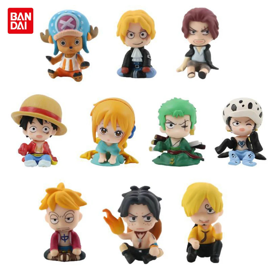 10-Piece Grand Line One Piece Figure Collection