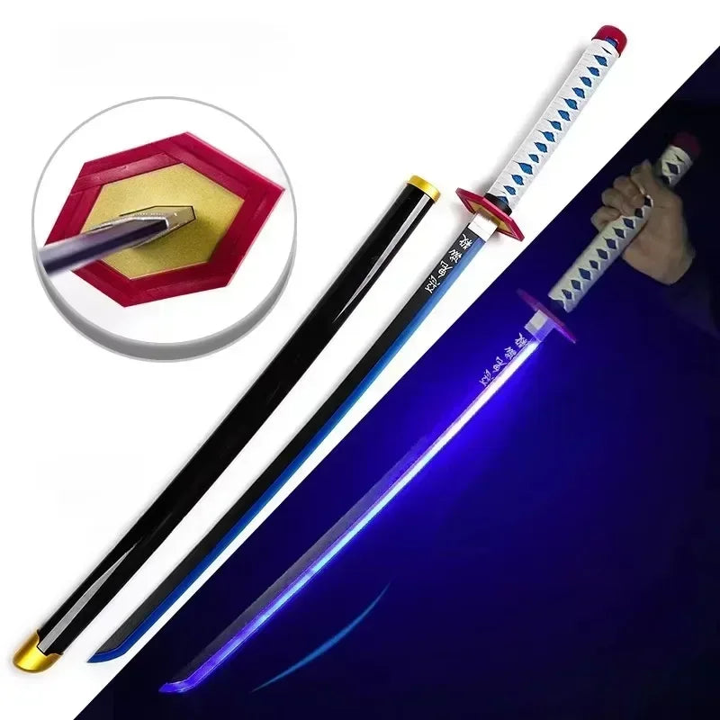 Leuchtendes Dämonentöter Katana Flammen-Edition