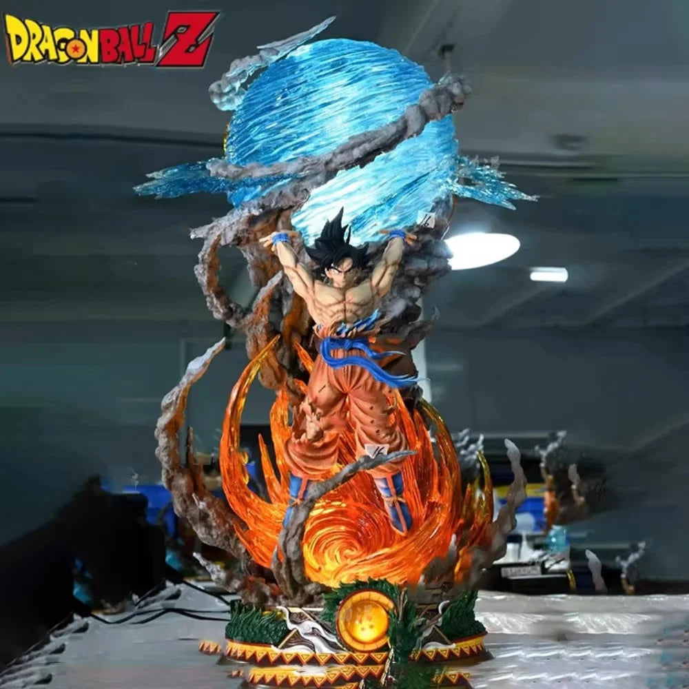 Dragon Ball Z 25cm Goku Action Figure Super Saiyan Effect PVC Statue Anime Collection Model Toy For Anime Fans Gift