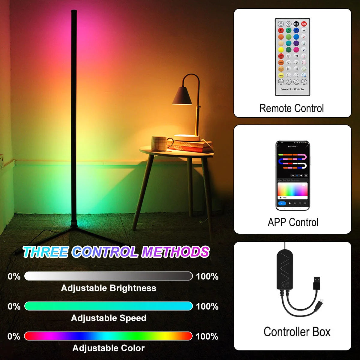 Aura Smart RGB Ambiente Eckleuchte