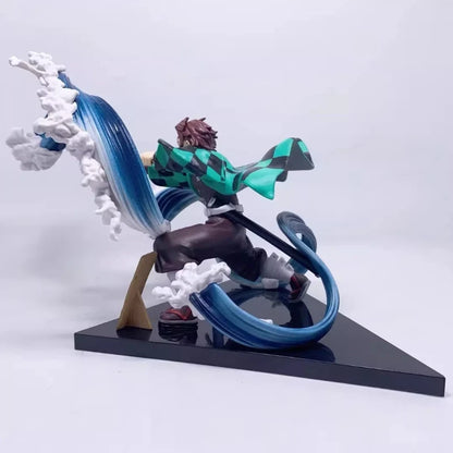 Demon Slayer – Mugen Train Diorama | Rengoku & Tanjiro Kampfszene Statue
