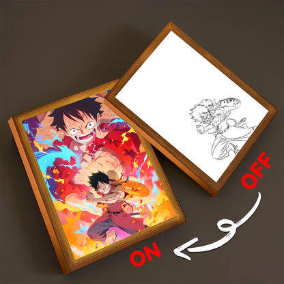 One Piece Premium 3D Lichtkunst Rahmen