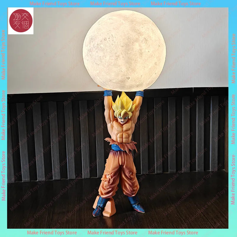 Schwebende Goku Kamehameha LED Statue