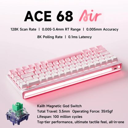 Ace68 Air Hall Effect Gaming Tastatur