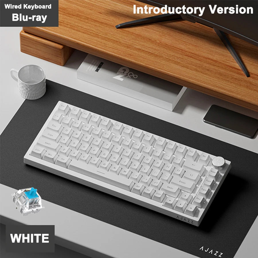 AJAZZ AK820 Mechanische Gaming Tastatur – Kabelgebunden, Hot-Swap, RGB Beleuchtung