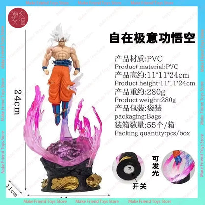 Schwebende Goku Kamehameha LED Statue