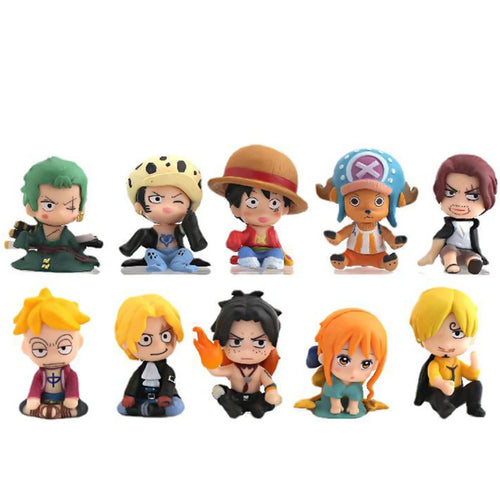 10-teilige Grand Line One Piece Figuren-Kollektion