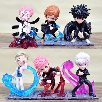 Cinematische Jujutsu Kaisen Kampf-Statuen