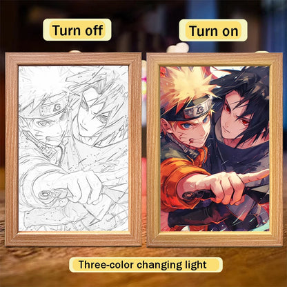 Premium Anime 3D Lichtkunst Rahmen