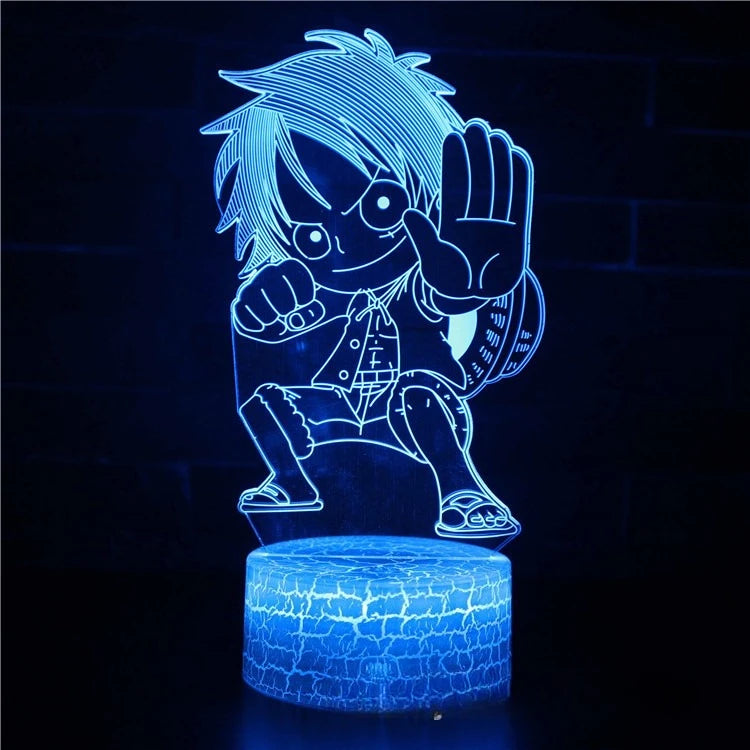 Gear 5 Nika 3D Illusionslampe