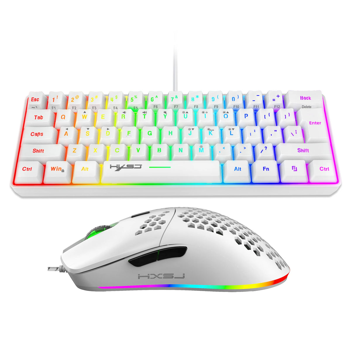 Kompaktes Profi RGB Gaming Set