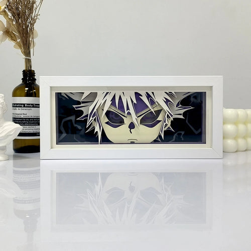 Anime Papier-Schnitt Nachtlicht – Farbwechsel LED Lichtbox Atmosphäre Zimmerlampe