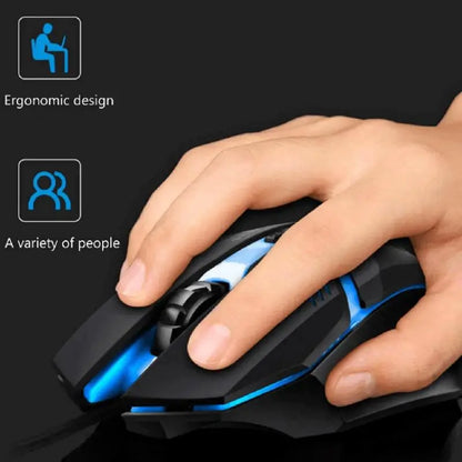 M01 Präzisions-Gaming-Maus mit LED-Backlight