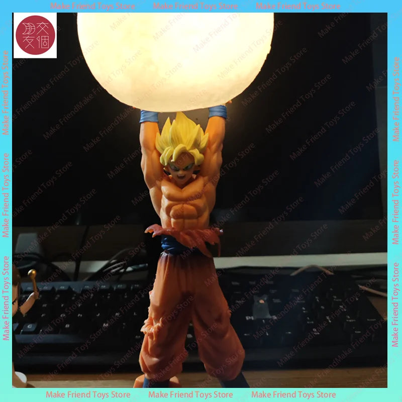 Schwebende Goku Kamehameha LED Statue