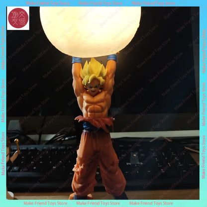 Schwebende Goku Kamehameha LED Statue