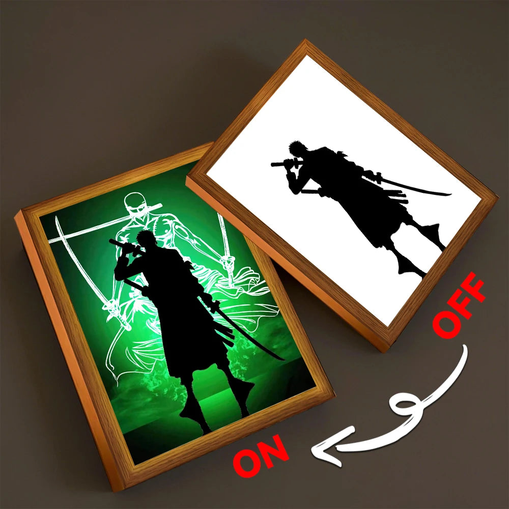 One Piece Premium 3D Lichtkunst Rahmen