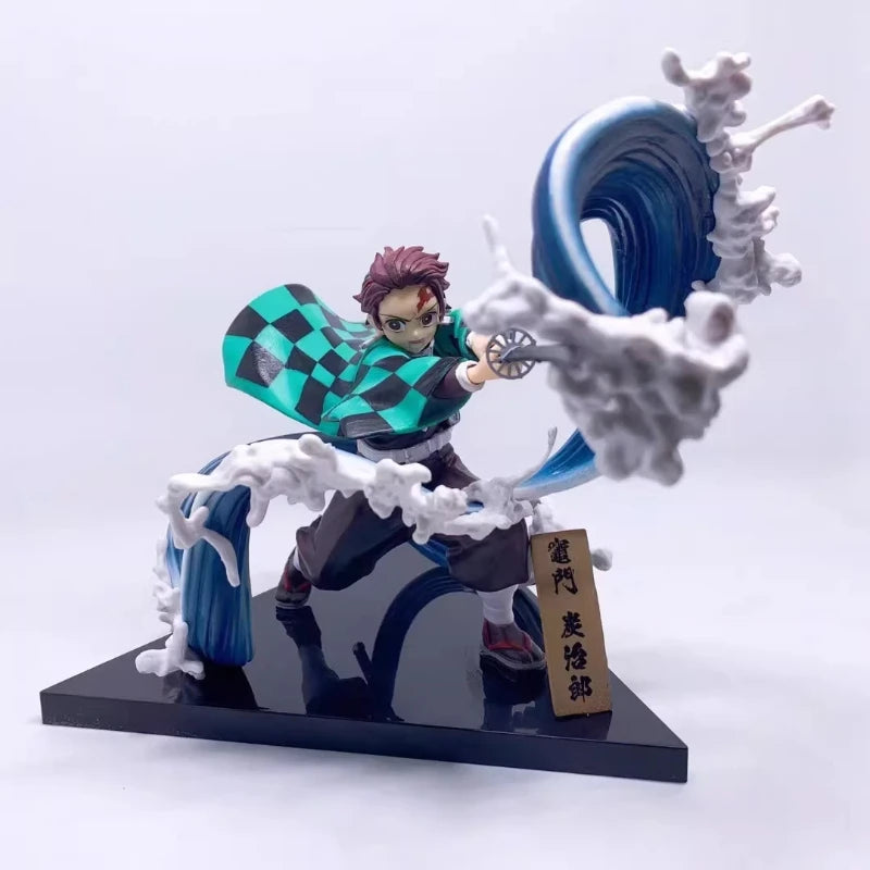 Demon Slayer – Mugen Train Diorama | Rengoku & Tanjiro Kampfszene Statue