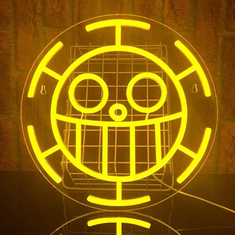 One Piece Acrylic Neon Led Light Animes Luffy Artwork For Home Festival Decor Party Bar Hotel Salon Business Shop Etc. Toys Home
