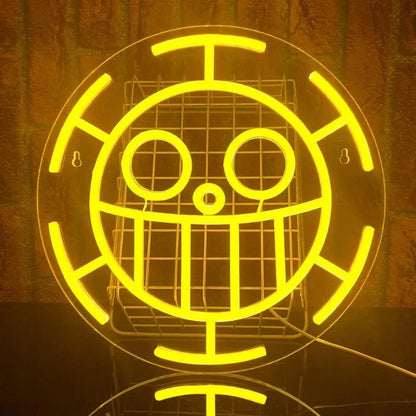 One Piece Acrylic Neon Led Light Animes Luffy Artwork For Home Festival Decor Party Bar Hotel Salon Business Shop Etc. Toys Home