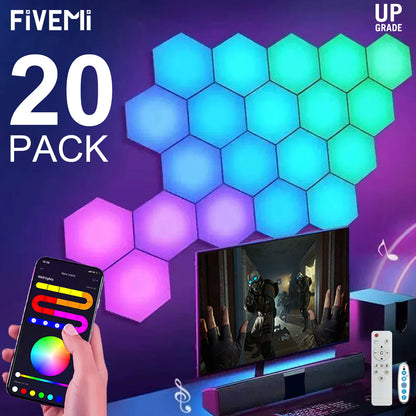 Modulares 3D Hexagon Lichtsystem