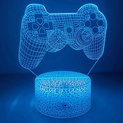 3D Gaming Setup Illusionslampe