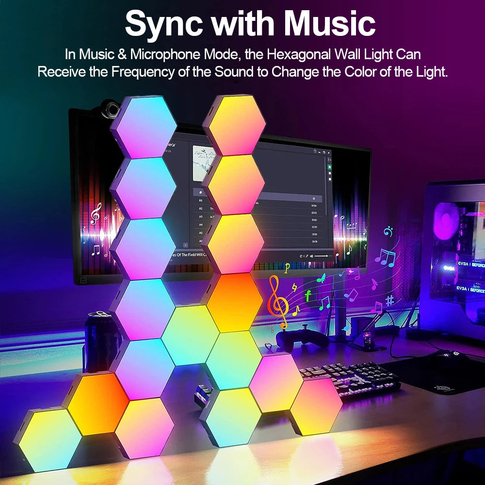 Interactive Smart Hexagon Light System